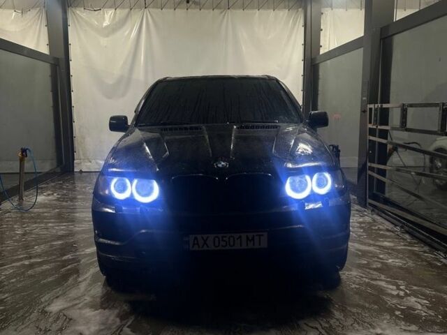 Черный БМВ Х5, объемом двигателя 3 л и пробегом 215 тыс. км за 4000 $, фото 4 на Automoto.ua