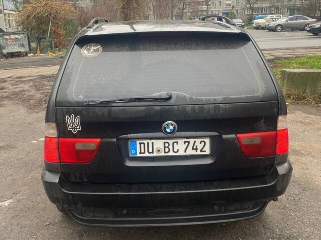 Черный БМВ Х5, объемом двигателя 3 л и пробегом 220 тыс. км за 5000 $, фото 1 на Automoto.ua