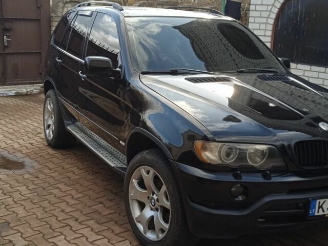 Черный БМВ Х5, объемом двигателя 3 л и пробегом 380 тыс. км за 6500 $, фото 2 на Automoto.ua