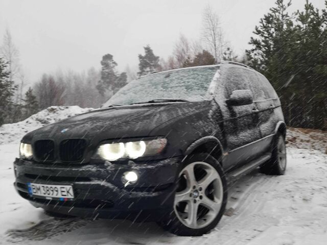 Черный БМВ Х5, объемом двигателя 4.4 л и пробегом 333 тыс. км за 7500 $, фото 5 на Automoto.ua
