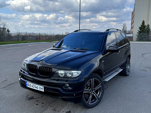 Черный БМВ Х5, объемом двигателя 4.6 л и пробегом 346 тыс. км за 8000 $, фото 2 на Automoto.ua