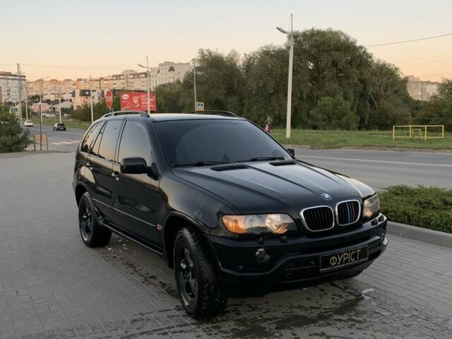Черный БМВ Х5, объемом двигателя 3 л и пробегом 400 тыс. км за 4800 $, фото 1 на Automoto.ua