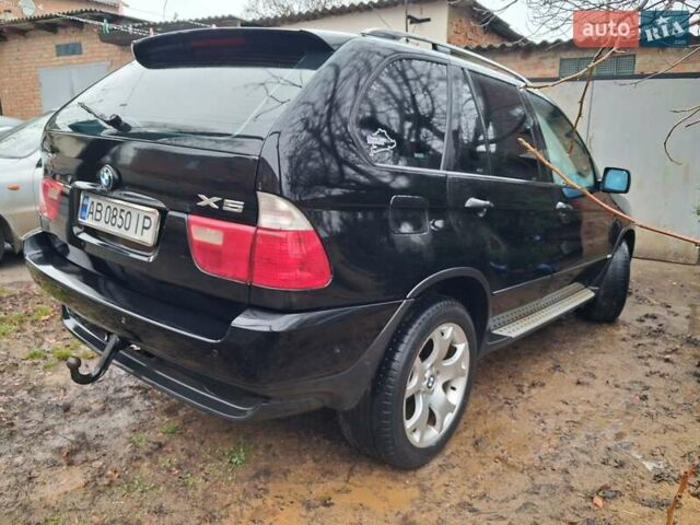 Черный БМВ Х5, объемом двигателя 3 л и пробегом 357 тыс. км за 9800 $, фото 1 на Automoto.ua