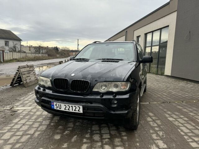 Черный БМВ Х5, объемом двигателя 3 л и пробегом 252 тыс. км за 6200 $, фото 2 на Automoto.ua