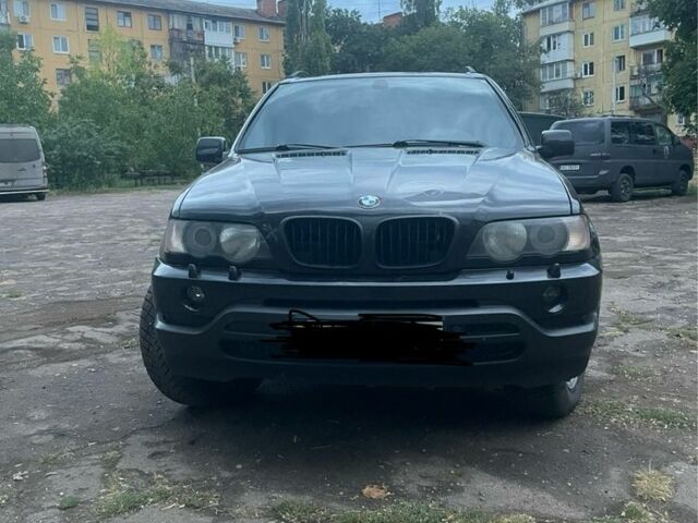 Черный БМВ Х5, объемом двигателя 3 л и пробегом 300 тыс. км за 4100 $, фото 1 на Automoto.ua