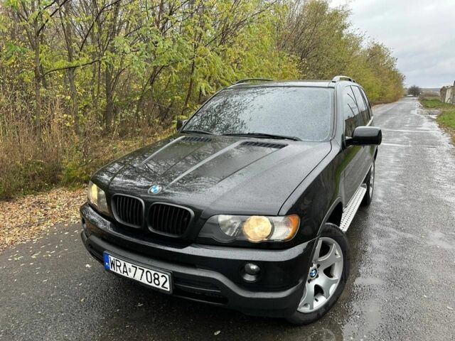 Черный БМВ Х5, объемом двигателя 3 л и пробегом 430 тыс. км за 6500 $, фото 1 на Automoto.ua