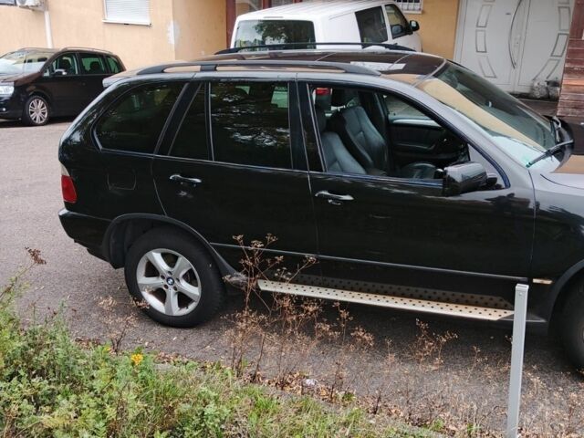 Черный БМВ Х5, объемом двигателя 3 л и пробегом 330 тыс. км за 6000 $, фото 2 на Automoto.ua