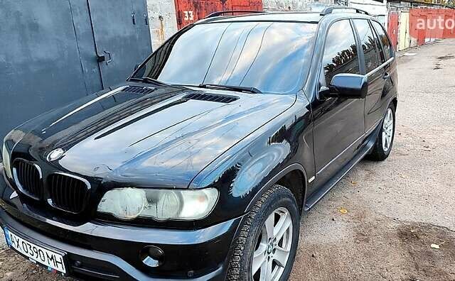 Черный БМВ Х5, объемом двигателя 2.9 л и пробегом 200 тыс. км за 8000 $, фото 2 на Automoto.ua