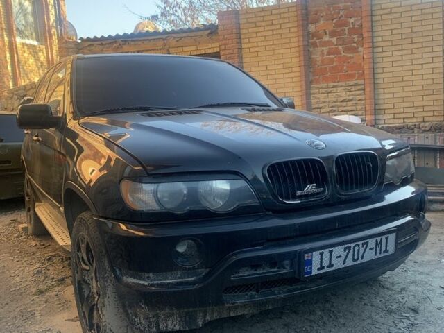 Черный БМВ Х5, объемом двигателя 3 л и пробегом 230 тыс. км за 3000 $, фото 1 на Automoto.ua