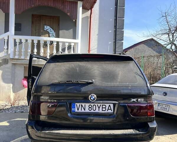 Черный БМВ Х5, объемом двигателя 3 л и пробегом 320 тыс. км за 4600 $, фото 4 на Automoto.ua