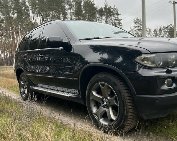 Черный БМВ Х5, объемом двигателя 3 л и пробегом 435 тыс. км за 12500 $, фото 1 на Automoto.ua