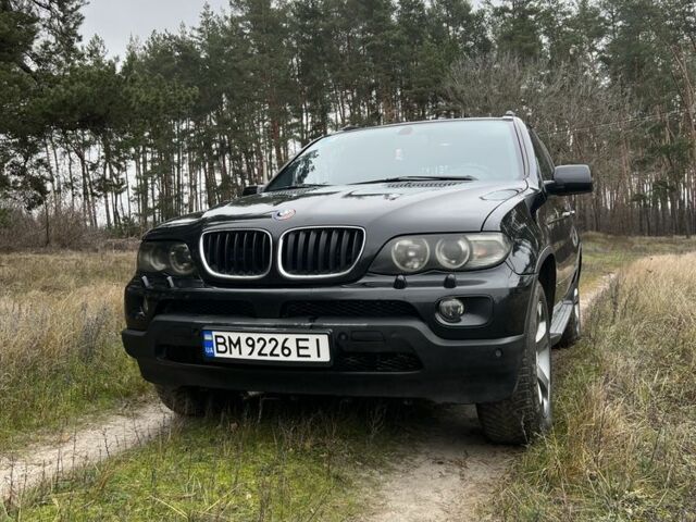 Черный БМВ Х5, объемом двигателя 3 л и пробегом 435 тыс. км за 12500 $, фото 1 на Automoto.ua