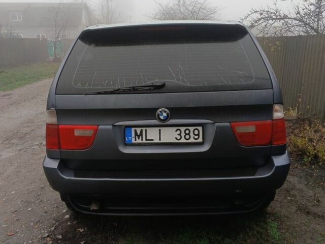 Черный БМВ Х5, объемом двигателя 3 л и пробегом 279 тыс. км за 3000 $, фото 1 на Automoto.ua