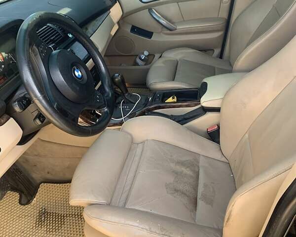 Черный БМВ Х5, объемом двигателя 3 л и пробегом 215 тыс. км за 6300 $, фото 3 на Automoto.ua