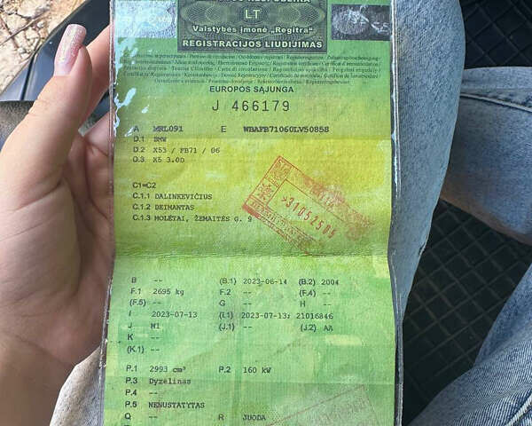 Черный БМВ Х5, объемом двигателя 3 л и пробегом 325 тыс. км за 6500 $, фото 2 на Automoto.ua