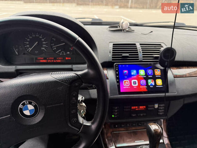 Черный БМВ Х5, объемом двигателя 4.4 л и пробегом 375 тыс. км за 10300 $, фото 11 на Automoto.ua