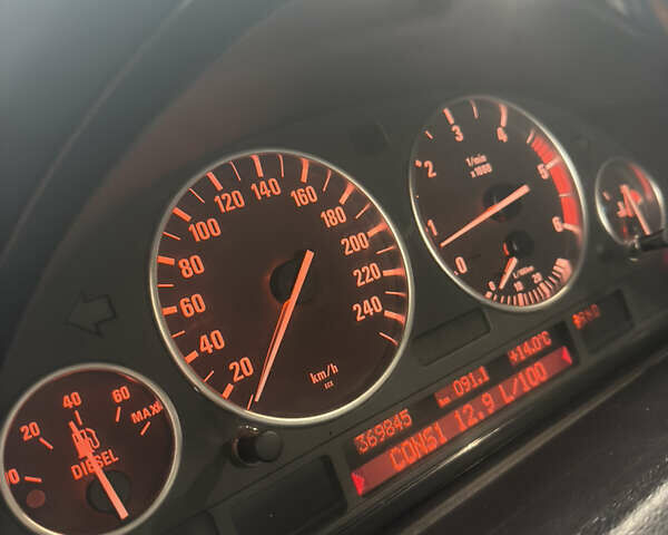 Черный БМВ Х5, объемом двигателя 3 л и пробегом 373 тыс. км за 9500 $, фото 10 на Automoto.ua