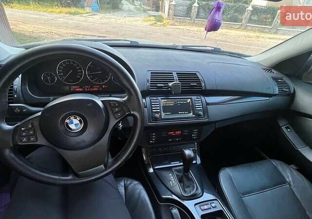 Черный БМВ Х5, объемом двигателя 3 л и пробегом 330 тыс. км за 12000 $, фото 13 на Automoto.ua