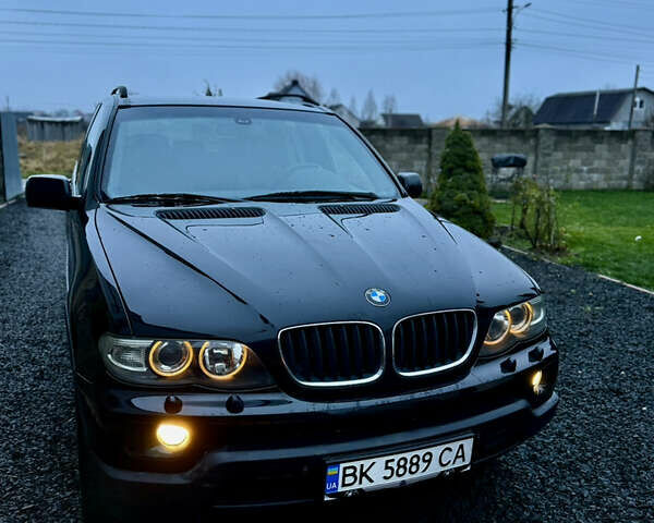 Черный БМВ Х5, объемом двигателя 3 л и пробегом 352 тыс. км за 12000 $, фото 1 на Automoto.ua