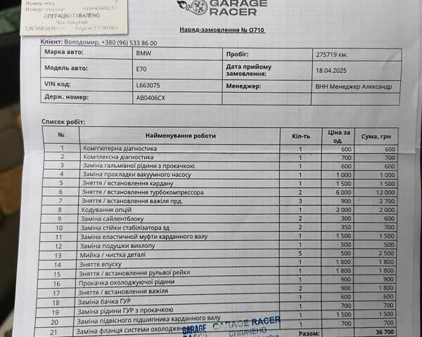 Черный БМВ Х5, объемом двигателя 2.99 л и пробегом 283 тыс. км за 18500 $, фото 44 на Automoto.ua