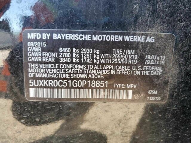 Черный БМВ Х5, объемом двигателя 0 л и пробегом 63 тыс. км за 5000 $, фото 12 на Automoto.ua