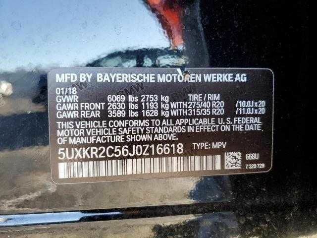 Черный БМВ Х5, объемом двигателя 3 л и пробегом 92 тыс. км за 9300 $, фото 12 на Automoto.ua