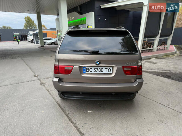 Коричневый БМВ Х5, объемом двигателя 3 л и пробегом 315 тыс. км за 10500 $, фото 1 на Automoto.ua