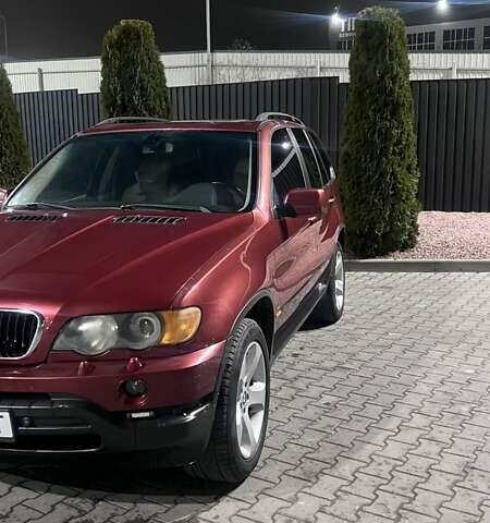 Красный БМВ Х5, объемом двигателя 3 л и пробегом 340 тыс. км за 6500 $, фото 7 на Automoto.ua