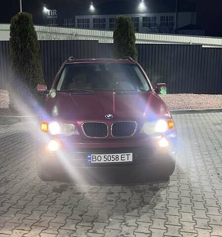Красный БМВ Х5, объемом двигателя 3 л и пробегом 340 тыс. км за 6500 $, фото 8 на Automoto.ua