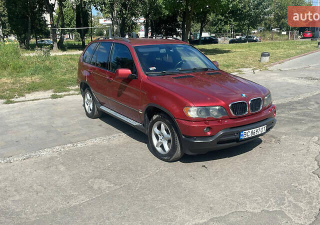 Красный БМВ Х5, объемом двигателя 3 л и пробегом 331 тыс. км за 8100 $, фото 7 на Automoto.ua