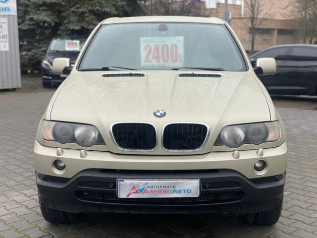 Желтый БМВ Х5, объемом двигателя 3 л и пробегом 385 тыс. км за 8400 $, фото 1 на Automoto.ua