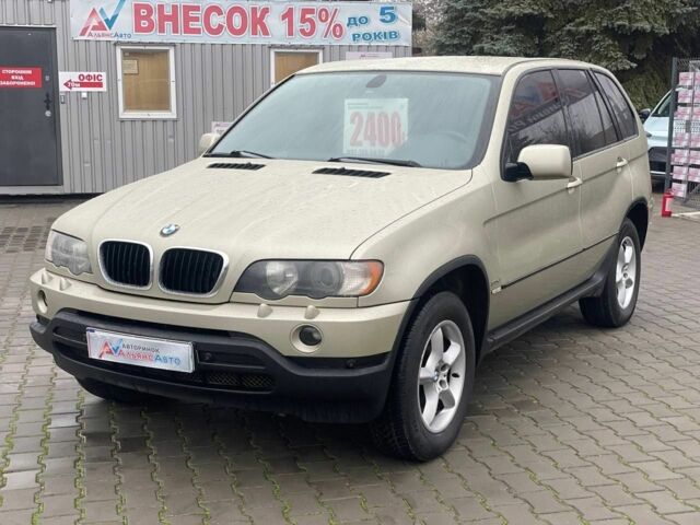 Желтый БМВ Х5, объемом двигателя 3 л и пробегом 385 тыс. км за 8400 $, фото 2 на Automoto.ua