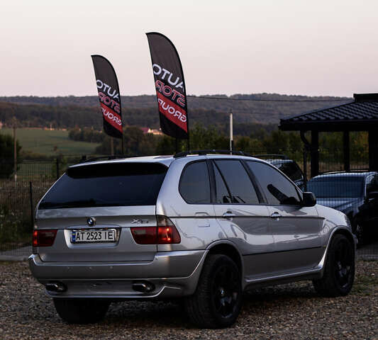 Серый БМВ Х5, объемом двигателя 3 л и пробегом 424 тыс. км за 6400 $, фото 4 на Automoto.ua