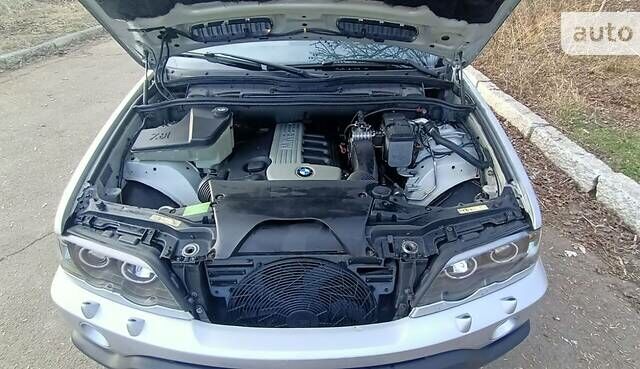 Серый БМВ Х5, объемом двигателя 3 л и пробегом 380 тыс. км за 10600 $, фото 32 на Automoto.ua