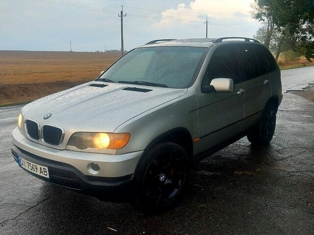 Серый БМВ Х5, объемом двигателя 3 л и пробегом 230 тыс. км за 6999 $, фото 1 на Automoto.ua
