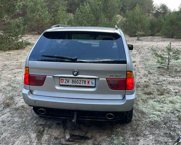 Серый БМВ Х5, объемом двигателя 3 л и пробегом 380 тыс. км за 5000 $, фото 6 на Automoto.ua