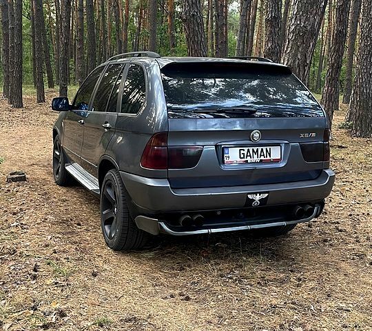 Серый БМВ Х5, объемом двигателя 3 л и пробегом 440 тыс. км за 8100 $, фото 5 на Automoto.ua