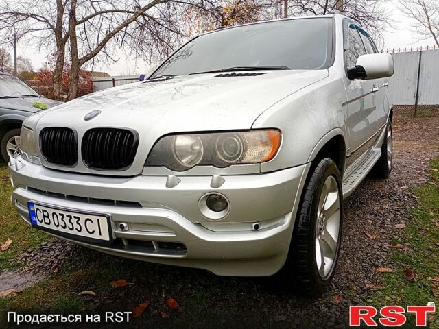 Серый БМВ Х5, объемом двигателя 3 л и пробегом 300 тыс. км за 8000 $, фото 2 на Automoto.ua