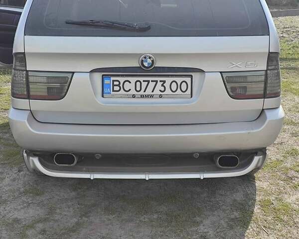 Серый БМВ Х5, объемом двигателя 3 л и пробегом 370 тыс. км за 5300 $, фото 3 на Automoto.ua