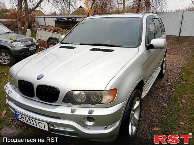 Серый БМВ Х5, объемом двигателя 3 л и пробегом 300 тыс. км за 8000 $, фото 3 на Automoto.ua