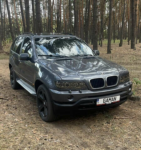 Серый БМВ Х5, объемом двигателя 3 л и пробегом 420 тыс. км за 8300 $, фото 3 на Automoto.ua