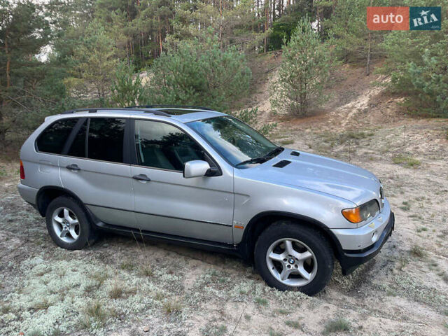 Серый БМВ Х5, объемом двигателя 3 л и пробегом 380 тыс. км за 5000 $, фото 3 на Automoto.ua