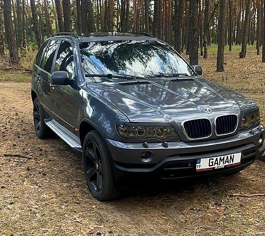 Серый БМВ Х5, объемом двигателя 3 л и пробегом 440 тыс. км за 8100 $, фото 2 на Automoto.ua