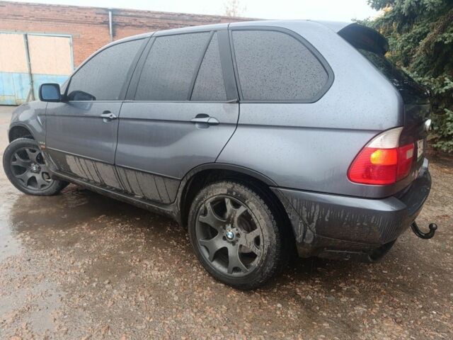 Серый БМВ Х5, объемом двигателя 3 л и пробегом 300 тыс. км за 4700 $, фото 2 на Automoto.ua