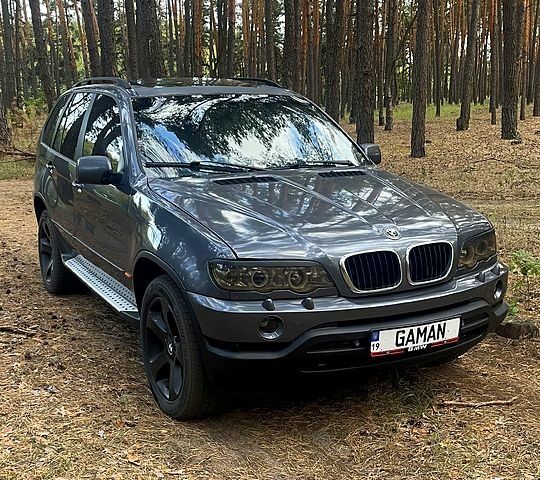 Серый БМВ Х5, объемом двигателя 3 л и пробегом 440 тыс. км за 8100 $, фото 1 на Automoto.ua