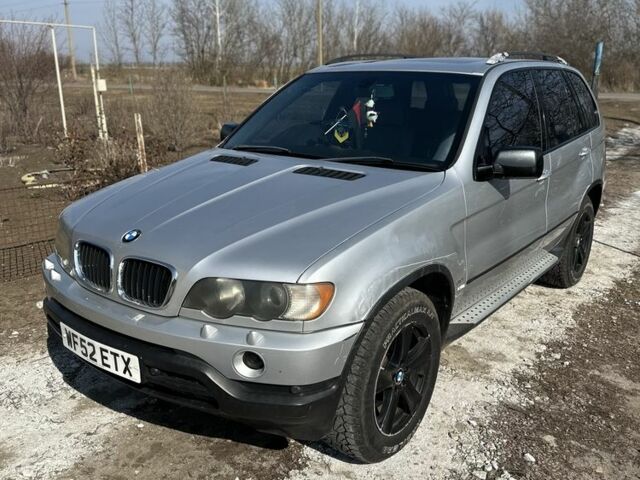 Серый БМВ Х5, объемом двигателя 3 л и пробегом 250 тыс. км за 4500 $, фото 1 на Automoto.ua