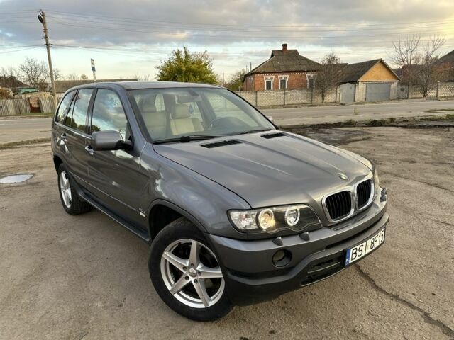 Серый БМВ Х5, объемом двигателя 3 л и пробегом 380 тыс. км за 5900 $, фото 4 на Automoto.ua