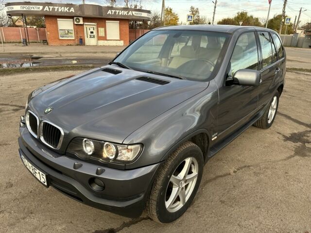 Серый БМВ Х5, объемом двигателя 3 л и пробегом 380 тыс. км за 5900 $, фото 3 на Automoto.ua