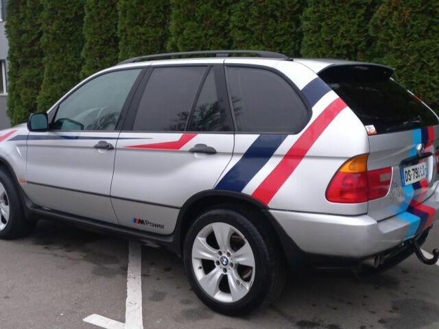 Серый БМВ Х5, объемом двигателя 3 л и пробегом 349 тыс. км за 4500 $, фото 3 на Automoto.ua