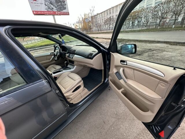 Серый БМВ Х5, объемом двигателя 3 л и пробегом 380 тыс. км за 5900 $, фото 13 на Automoto.ua